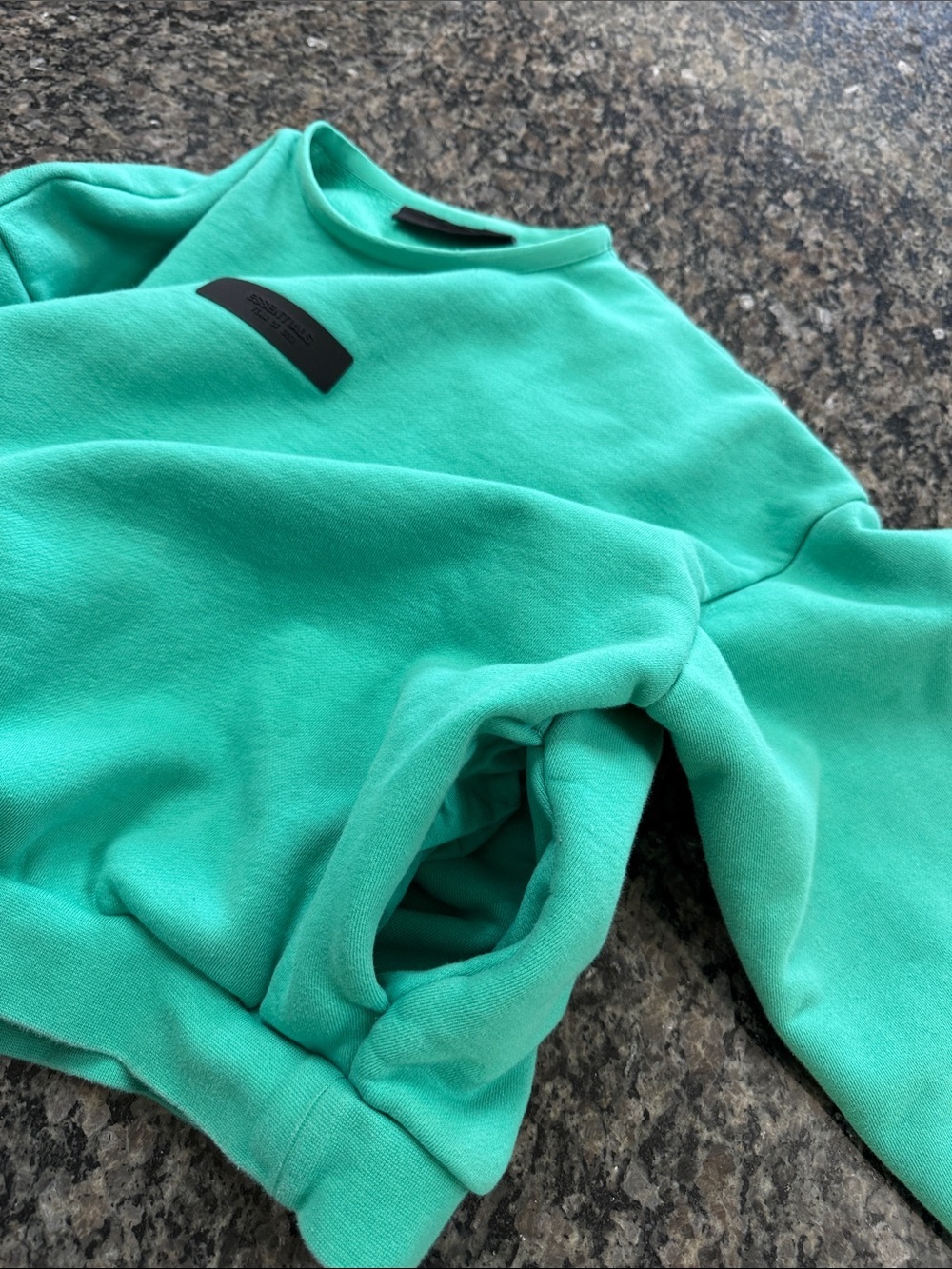 Fear of God Turquoise Crewneck Sweatshirt with pockets 12 - Picture 13 of 16